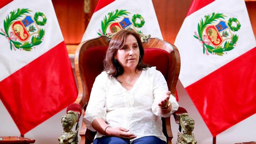 Boluarte es la primera presidenta de Perú en su historia. (EP)