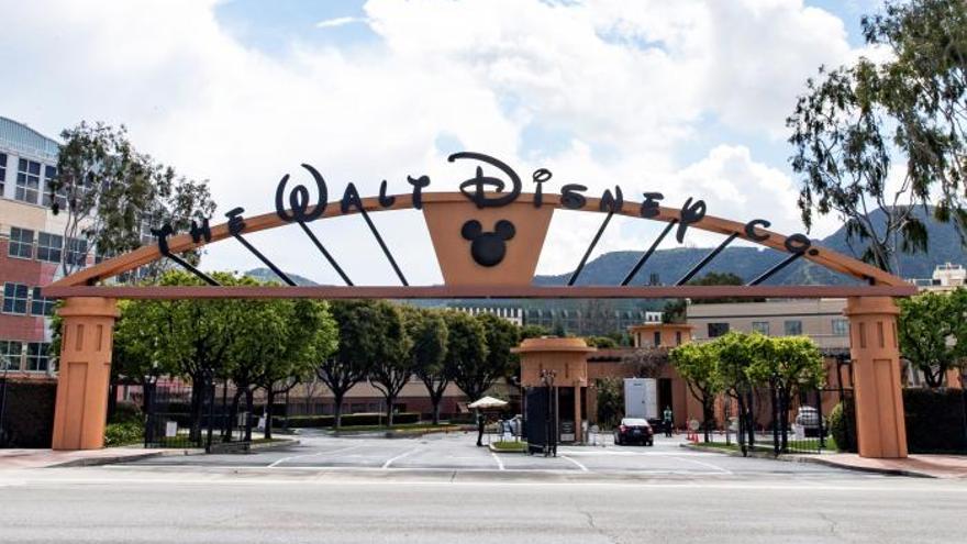 Vista de la entrada de los estudios de Disney en Burbank, California (EE UU). (EFE/EPA/Etienne Laurent)