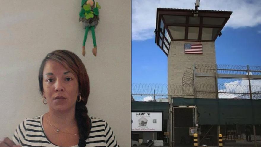 La activista Yeilis Torres Cruz se encuentra desde mayo pasado en el Centro de Operaciones para Migrantes en Guantánamo. (Collage)