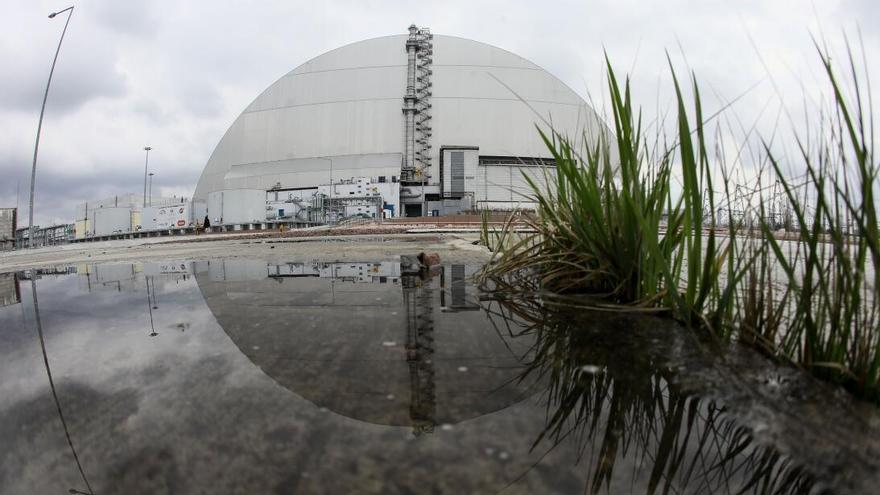 La central nuclear de Chernóbil, en Ucrania, en una fotografía de archivo. (EFE/EPA/Oleg Petrasyuk)