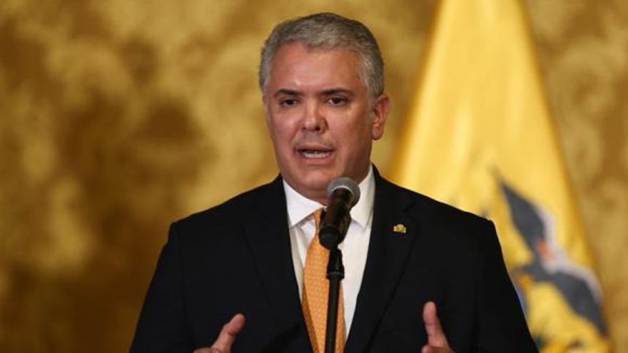 El presidente de Colombia, Iván Duque. (EFE/ José Jácome)