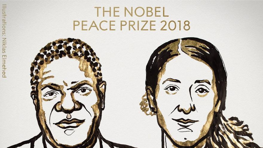 El Comité Noruego ha concedido el galardón al médico y la activista por su labor en la lucha contra la violencia sexual. (Nobel Prize)