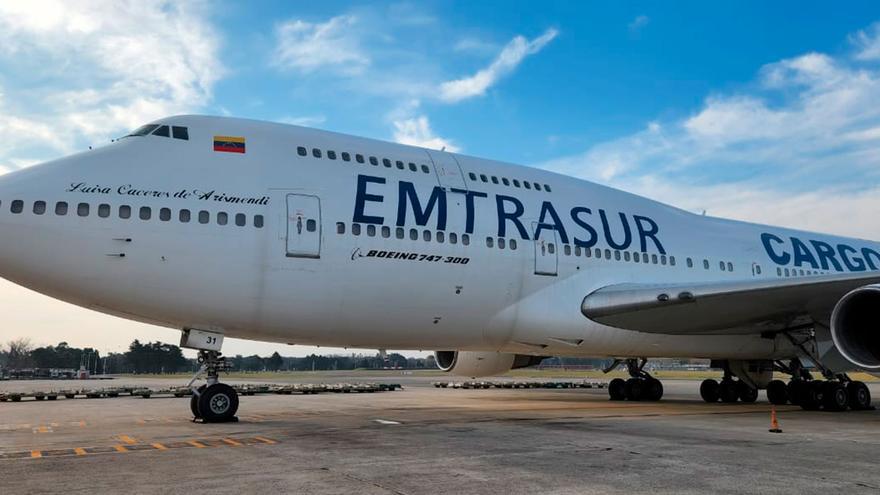 La aeronave es propiedad de Emtrasur, filial del Consorcio Venezolano de Industrias Aeronáuticas y Servicios Aéreos (Conviasa). (EFE)