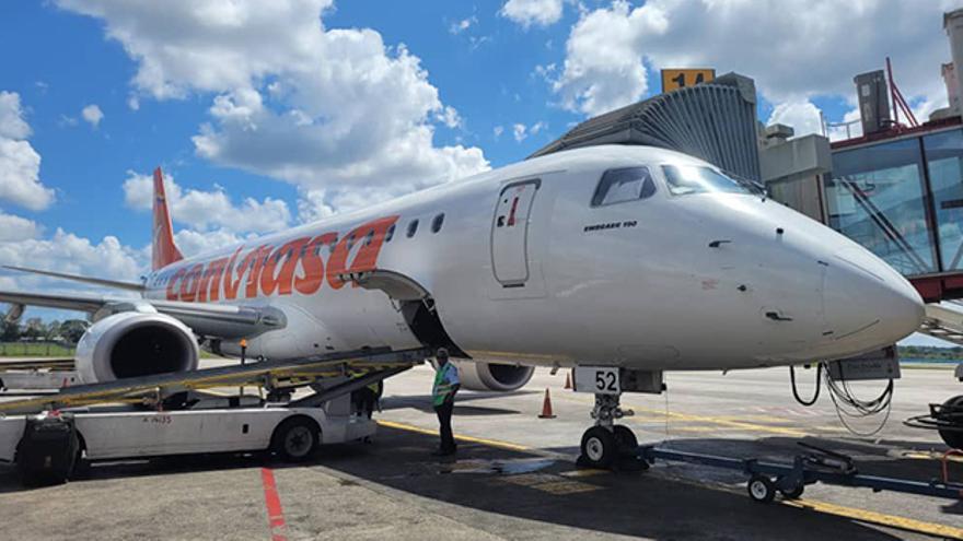 The state airline of Venezuela inaugurates an air route that connects Havana with Moscow
