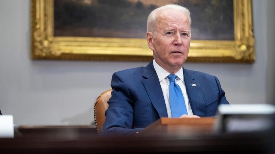 El presidente de EE UU, Joe Biden, durante una reunión en la Casa Blanca este 12 de julio, en Washington. (EFE/Sarah Silbiger/Pool)