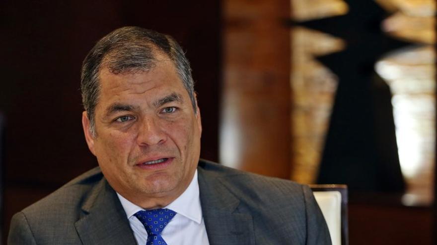 El expresidente de Ecuador, Rafael Correa. (EFE/Alejandro Ernesto/Archivo)
