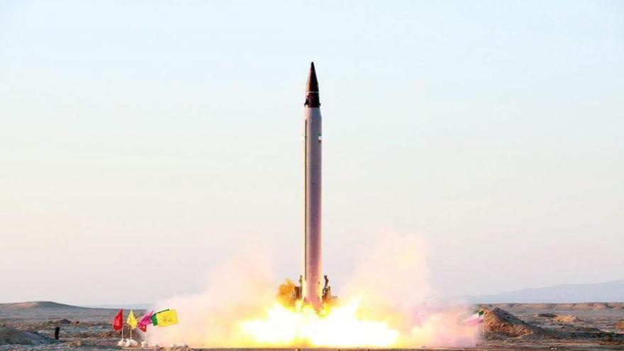 Imagen publicada en la web oficial del Ministerio de Defensa iraní del misil Emad. (irandataportal.syr.edu)