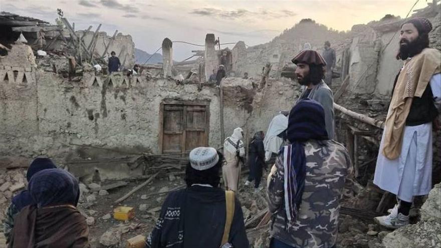 Imagen del terremoto de Afganistán publicadas por el director de la agencia estatal afgana. (Twitter)