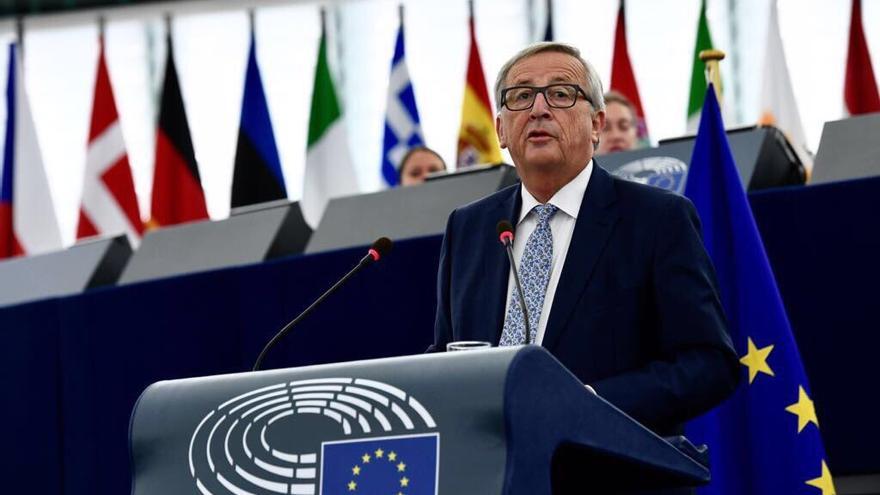 Jean-Claude Juncker ha llamado en su discurso del estado de la Unión a la total cohesión económica y de circulación de personas. (CE)