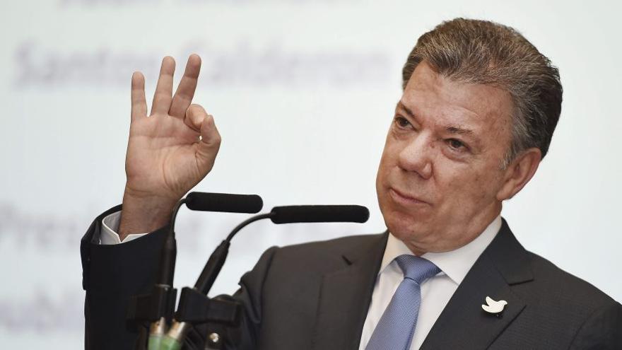 El presidente colombiano Juan Manuel Santos ha sido galardonado con el Premio Nobel de la Paz. (EFE)