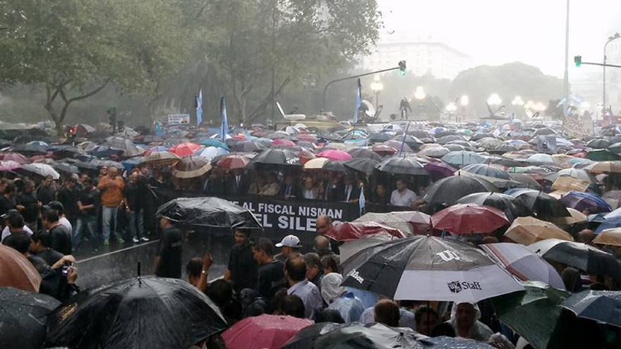 Marcha por Alberto Nisman en Buenos Aires. (Jorge Lanata/Facebook Yo soy Nisman)