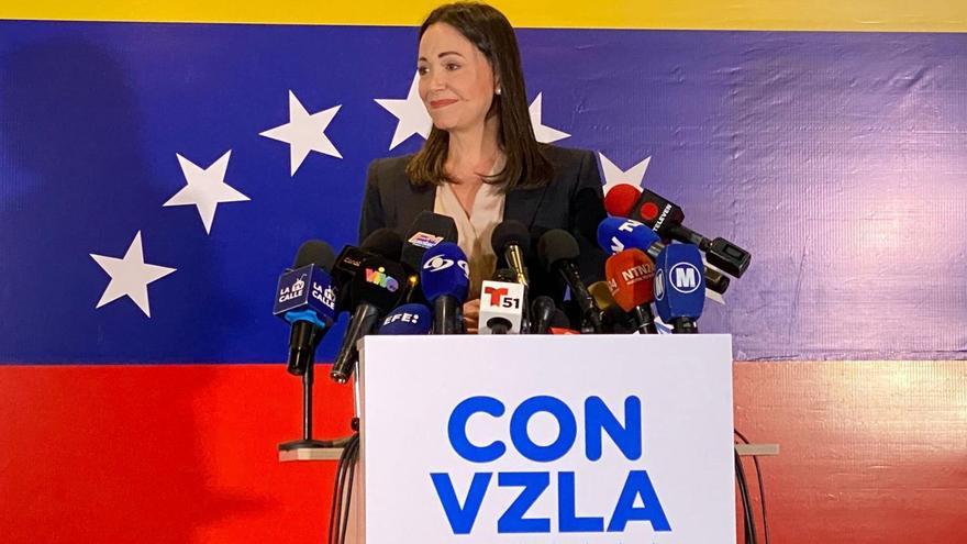 María Corina Machado, candidata de la oposición para las elecciones de 2024 en Venezuela. (X/María Corina Machado)