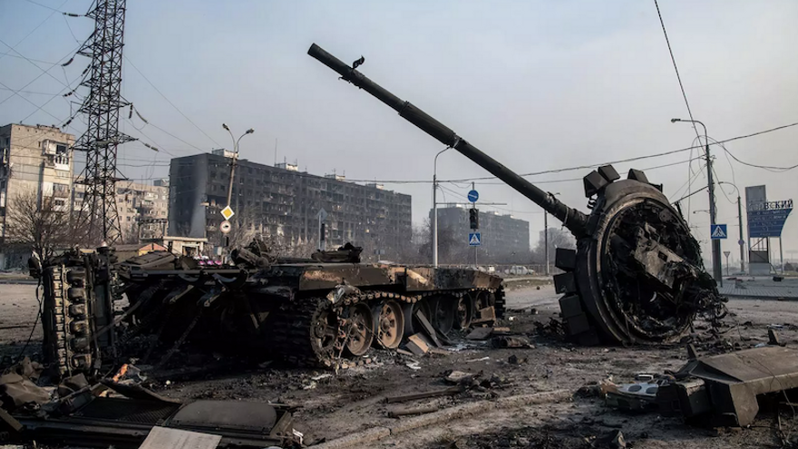 Ataque ruso en Mariúpol (Ucrania). (Europa Press/Maximilian Clarke/Zuma Press/ContactoPhoto)