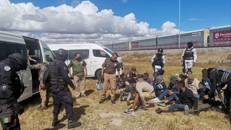 México ha reforzado los operativos para detener el tránsito de migrantes. (INM)