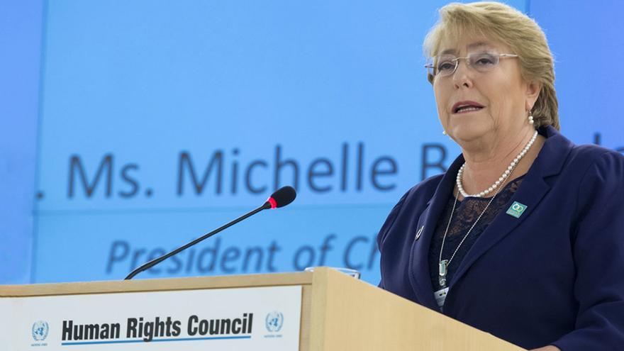 Michelle Bachelet ha presentado este viernes en Ginebra su informe sobre Venezuela. (UNHumanRights)