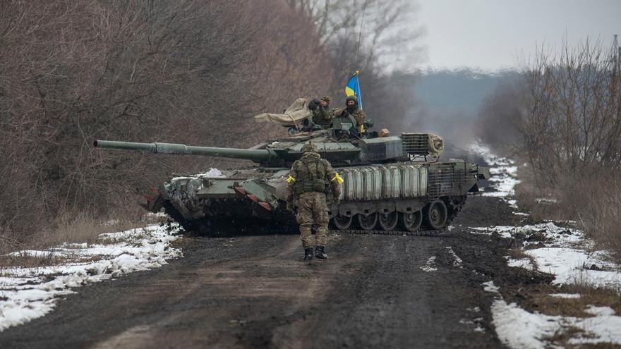 Militares ucranianos durante una operación tras la invasión de Rusia. (Estado Mayor General de las Fuerzas Armadas de Ucrania)
