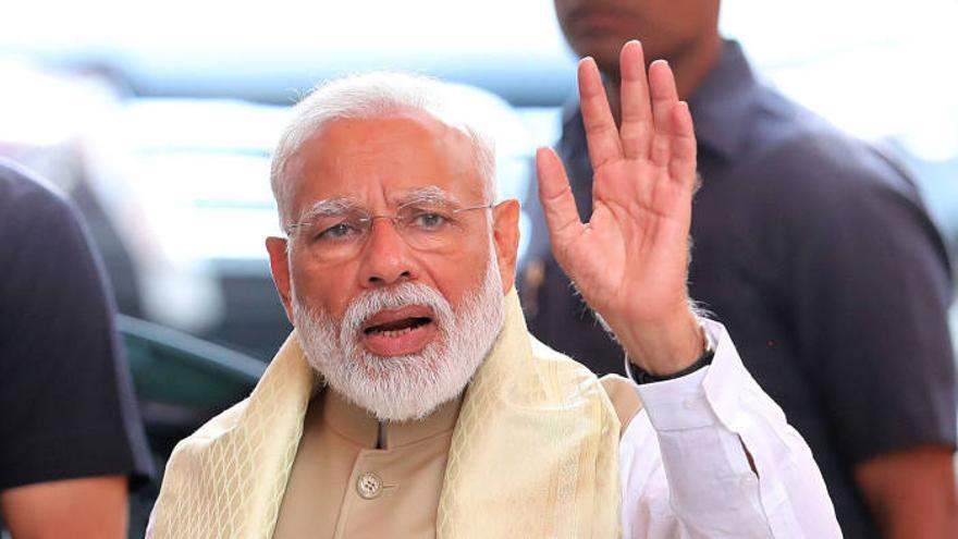 El primer ministro indio, Narendra Modi, ansía mejorar las relaciones comerciales con Estados Unidos para relanzar el crecimiento de su país. (EFE)