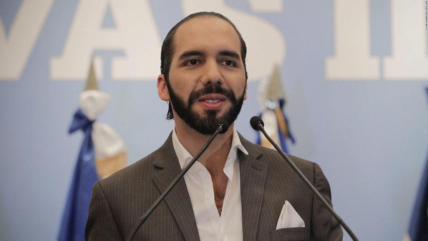 Nayib Bukele, exalcalde de San Salvador, es el candidato favorito en las encuestas. 