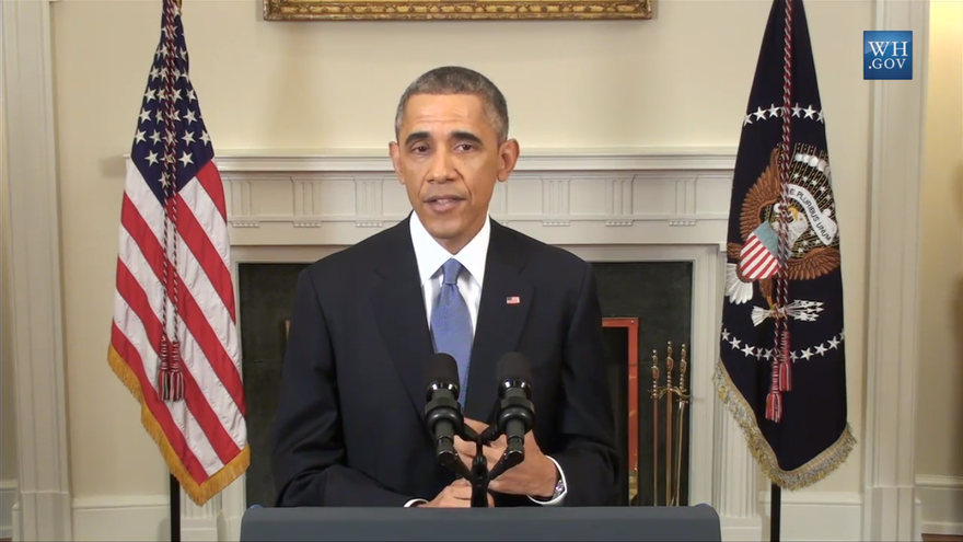 Obama durante su discurso