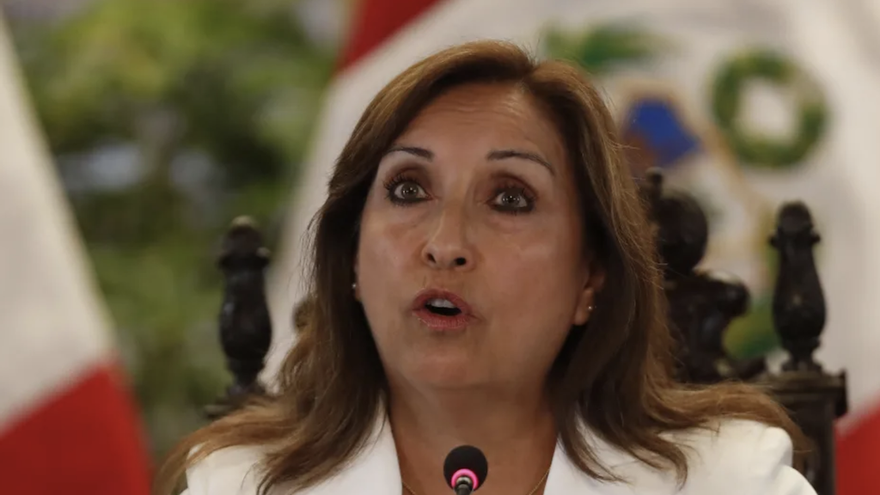  La presidenta del Perú, Dina Boluarte. (EFE/Paolo Aguilar)