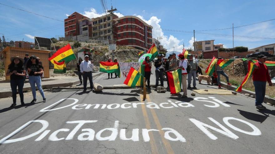 Protestas en Bolivia contra el presidente Evo Morales. (EFE)