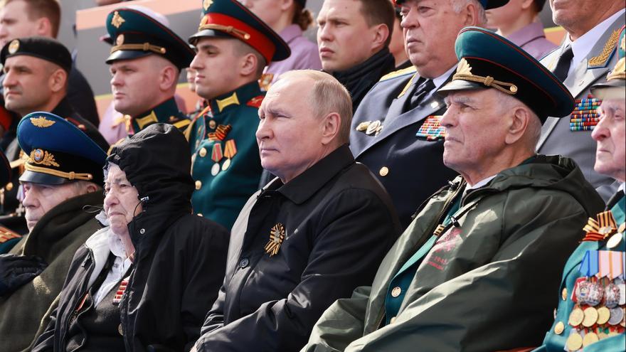 Putin durante el desfile por el día de la Victoria sobre el ejército Nazi. (EFE/EPA/Mikhail Metzel/ Kremlin/Sputnik)