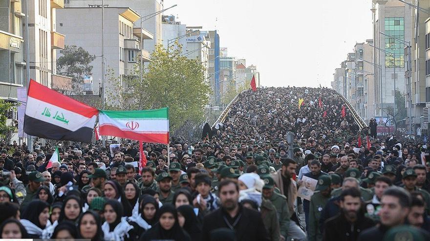 Una multitud ha despedido a Qasem Soleimaní en los últimos días en varias ciudades de Irán. (Majid Mardanian/ Fars)