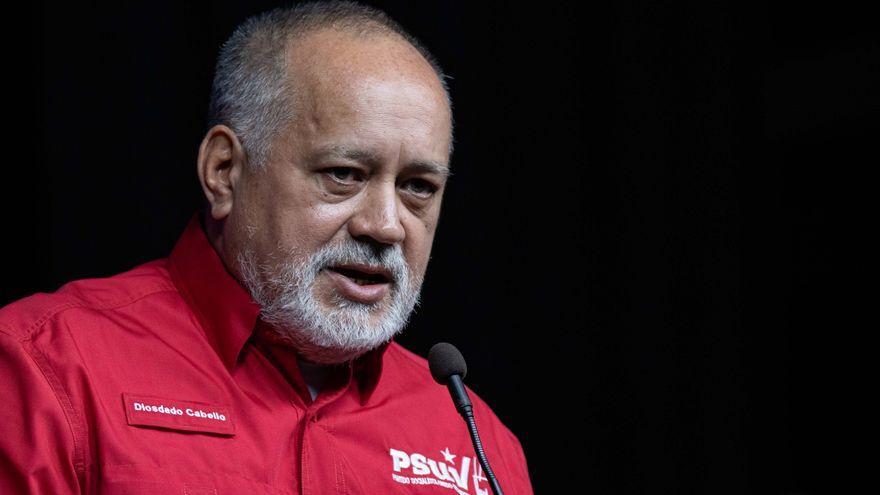 El vicepresidente del Partido Socialista Unido de Venezuela (PSUV), Diosdado Cabello, en una fotografía de archivo. (EFE/Ronald Peña)