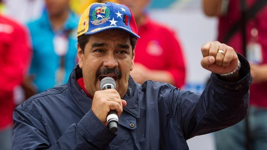El presidente de Venezuela, Nicolás Maduro, en un acto cívico. (Archivo EFE)