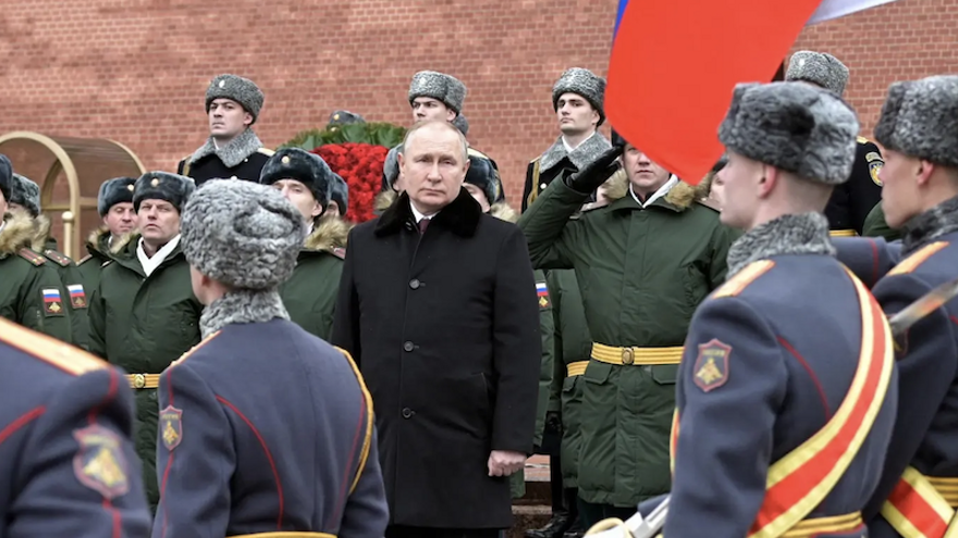 El presidente ruso, Vladímir Putin, dijo que el reconocimiento de la independencia de Donetsk y Lugansk fue una "necesidad objetiva". (EFE/EPA/Alexei Nikolsky/Kremlin Pool/Sputnik)