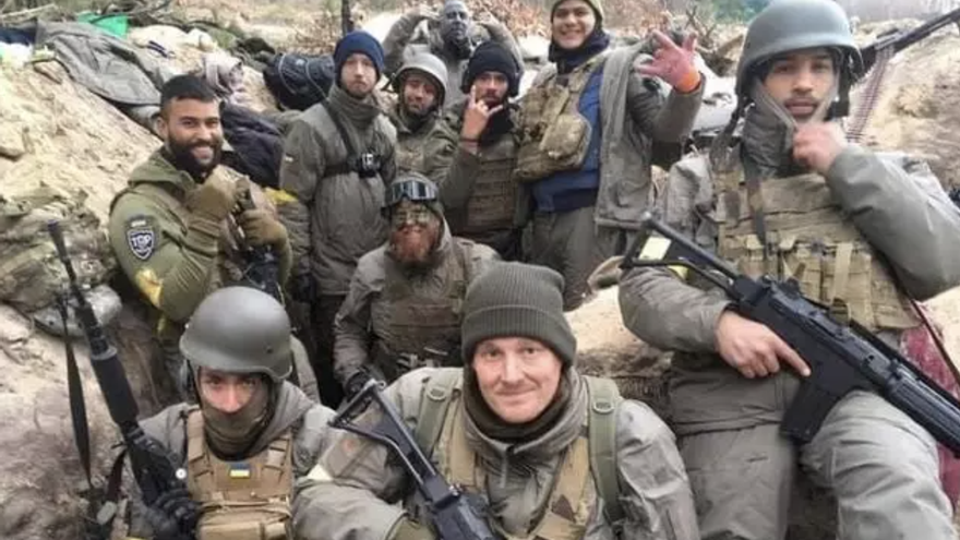 Voluntarios extranjeros de la Legión Internacional de Defensa Territorial de Ucrania. (Europa Press/Fuerzas Armadas de Ucrania)