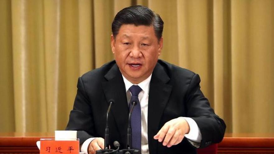 Xi Jinping dice que su país se reserva el uso de la fuerza para combatir a los independentistas de Taiwan. (Xinhua)