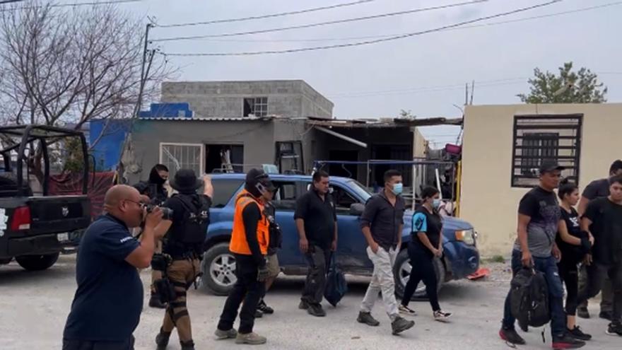 Las autoridades de Coahuila presumen la detención de migrantes antes de llegar al Río Bravo. (Captura)