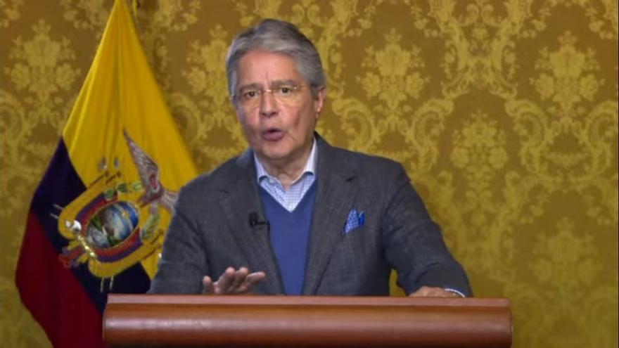 El presidente ecuatoriano, Guillermo Lasso, reconoce la derrota el el referéndum y las elecciones del domingo. (Captura)