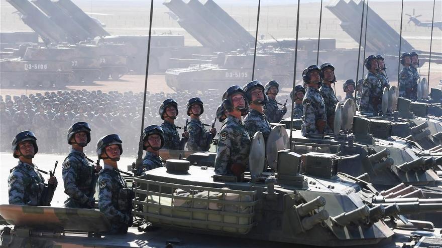 El ejército chino durante un desfile militar. (EFE) 