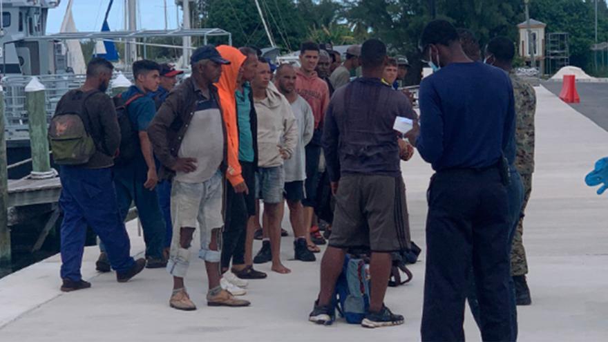 Bahamas processes 28 Cubans intercepted off the coast of the Exumas Islands
