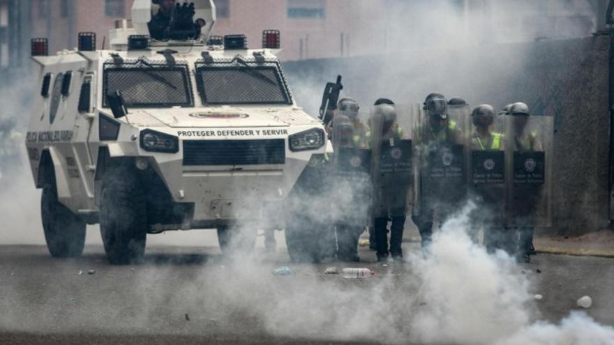 Las manifestaciones opositoras en Venezuela se han enfrentado a la represión de las fuerzas gubernamentales. (EFE)