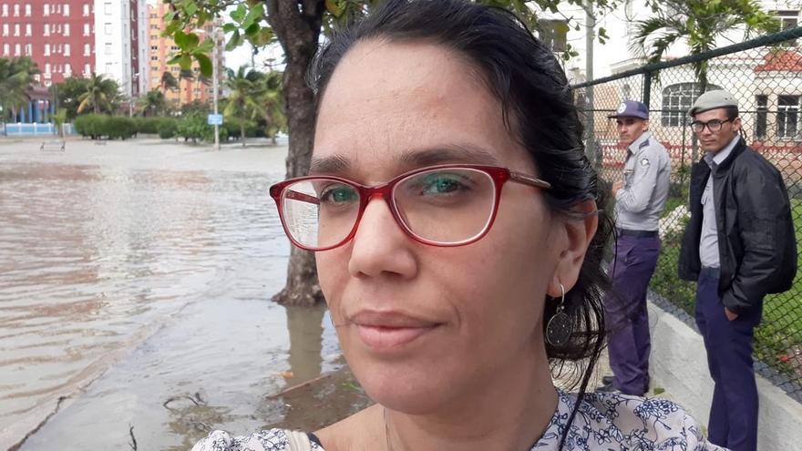 La reportera de '14ymedio' Luz Escobar. (14ymedio)