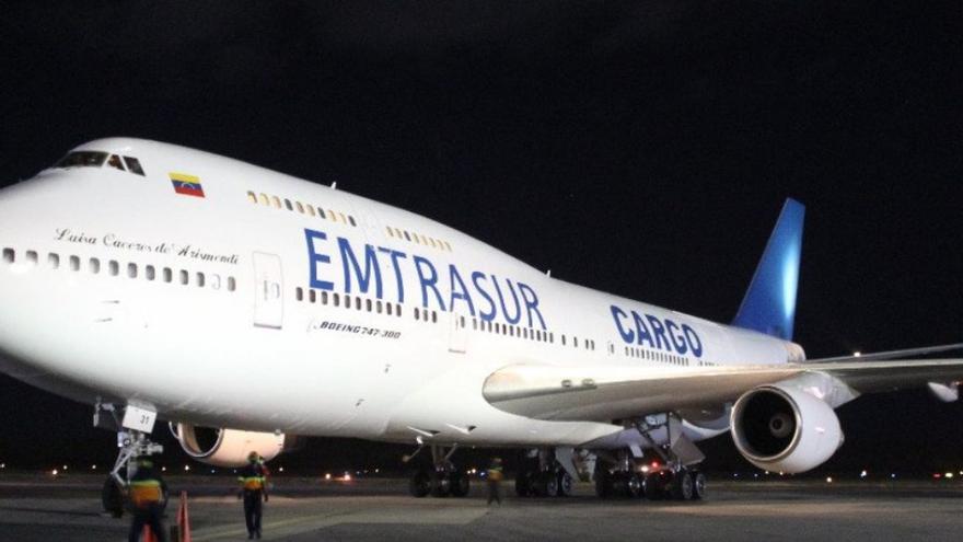 El avión lleva retenido en el aeropuerto de Ezeiza desde el pasado 6 de junio. (EFE)