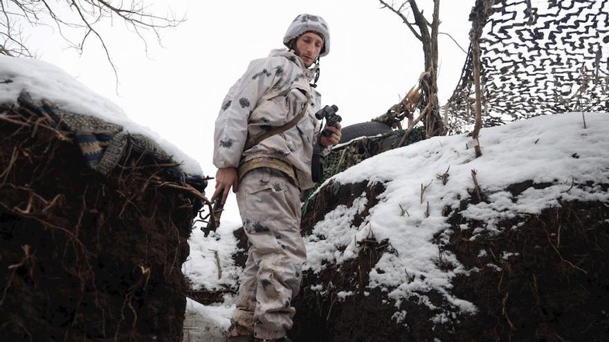 Unos 130.000 soldados rusos están concentrados en la frontera ucraniana. (EFE)