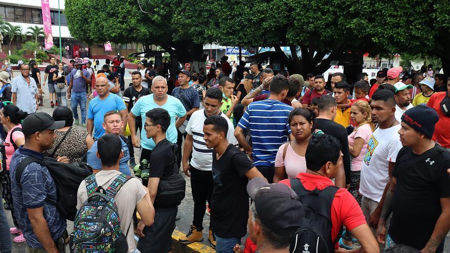 El número de venezolanos en México ya es superior al de centroamericanos, y explicó que muchos han pedido refugio en el país. (EFE)