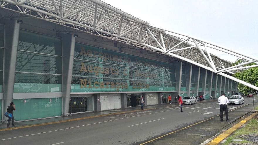 Aeropuerto Internacional Augusto César Sandino, en Managua, Nicaragua. (Twitter/@NonoBaBri)
