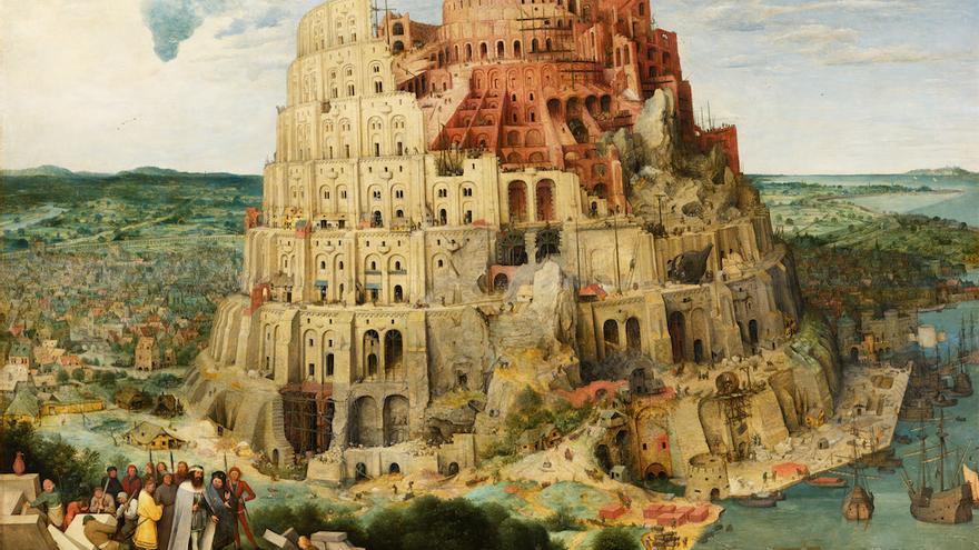 'La torre de Babel', de Pieter Brueghel el Viejo,​ exhibida en el museo de historia del arte Kunsthistorisches, en Viena, Austria. (CC)
