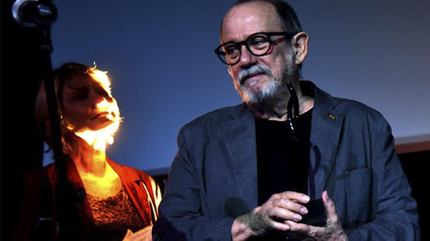 El trovador y compositor cubano Silvio Rodríguez Domínguez recibió el Premio Coral de Honor de la edición 43 del Festival Internacional del Nuevo Cine Latinoamericano. (ACN)